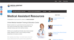 Desktop Screenshot of medicalassistantresources.com